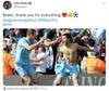 哲科晒9320庆祝照祝福阿圭罗:兄弟,谢谢你的一切❤️🔥⚽️
