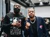 76人官推晒哈登&艾弗森合影：NBA75大巨星